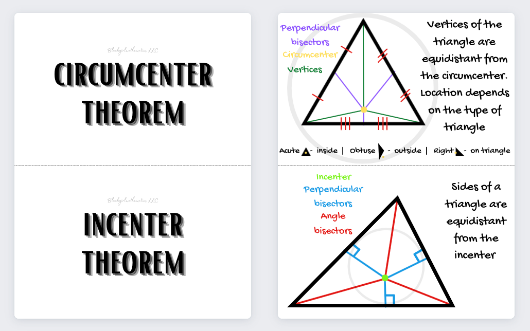 Flashcards Pack - Geometry
