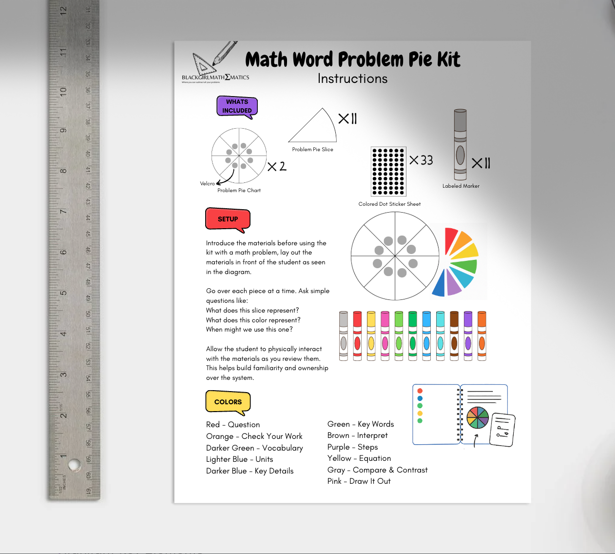 Word Problem Pie Kit