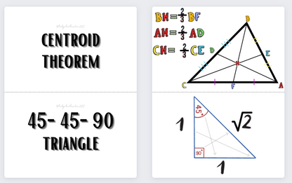 Flashcards Pack - Geometry