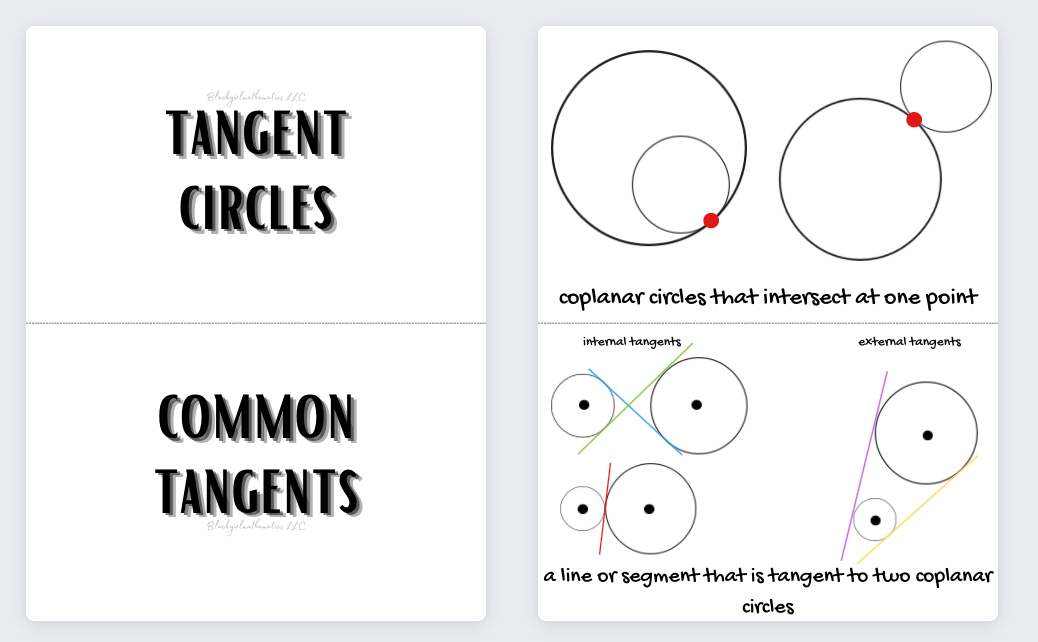Flashcards Pack - Geometry
