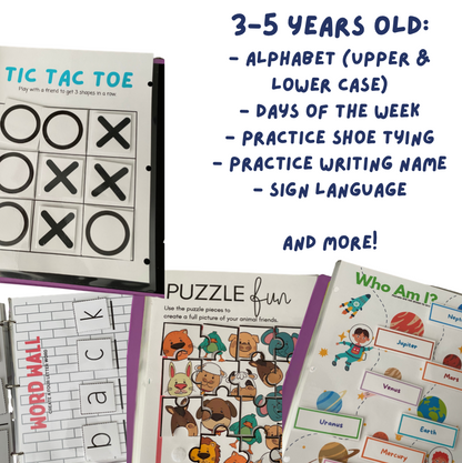 Interactive Learning Binder